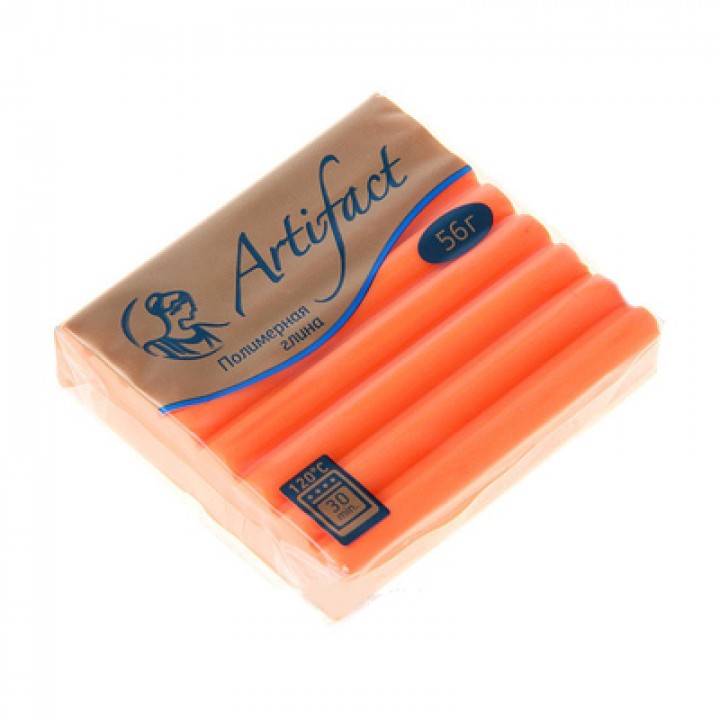 Пластика Artifact, флюоресцентный оранжевый 56 гр.