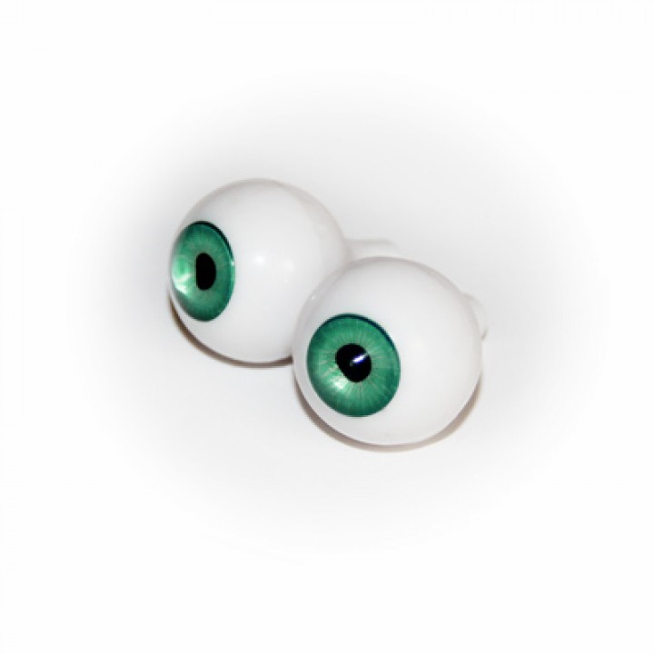Глазки для кукол зеленые 18 мм.