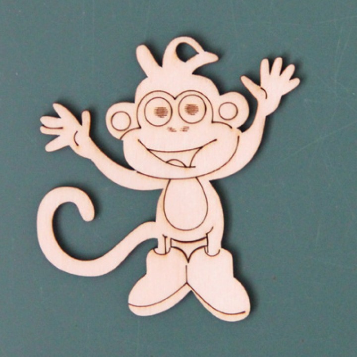 Новогодняя обезьянка N5 (8 см.)