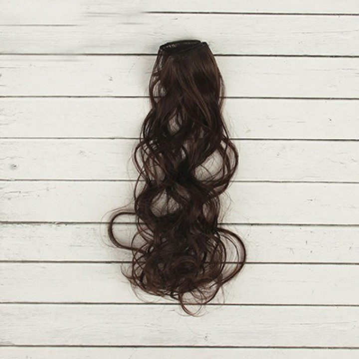 Волосы для кукол "Кудри-шоколадный каштан", 40 см.