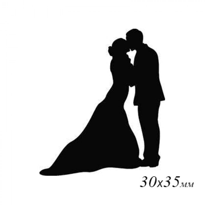 Штамп «Жених и невеста 65»