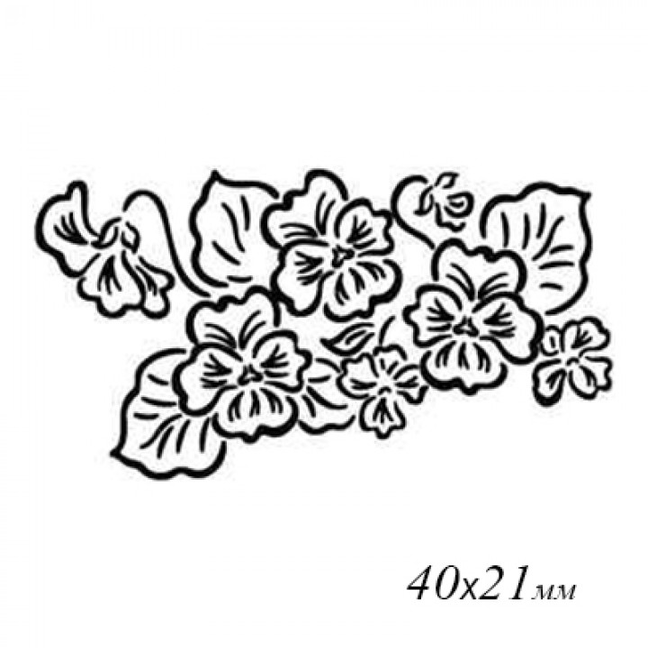 Штамп «Цветок 125»