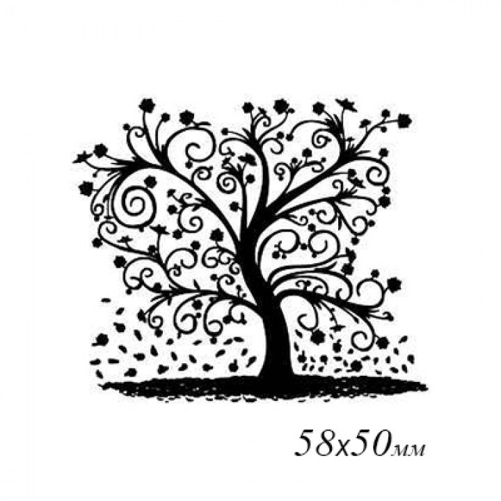 Штамп «Дерево 55»