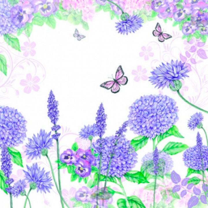 Салф. дикие цветы фиолетовые