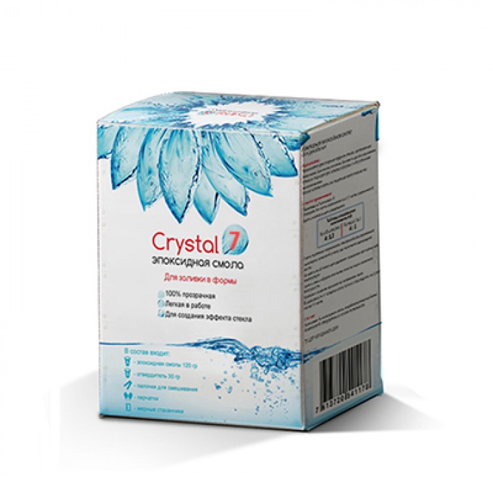 Эпоксидная смола Crystal 7 в наборе, 150 гр.