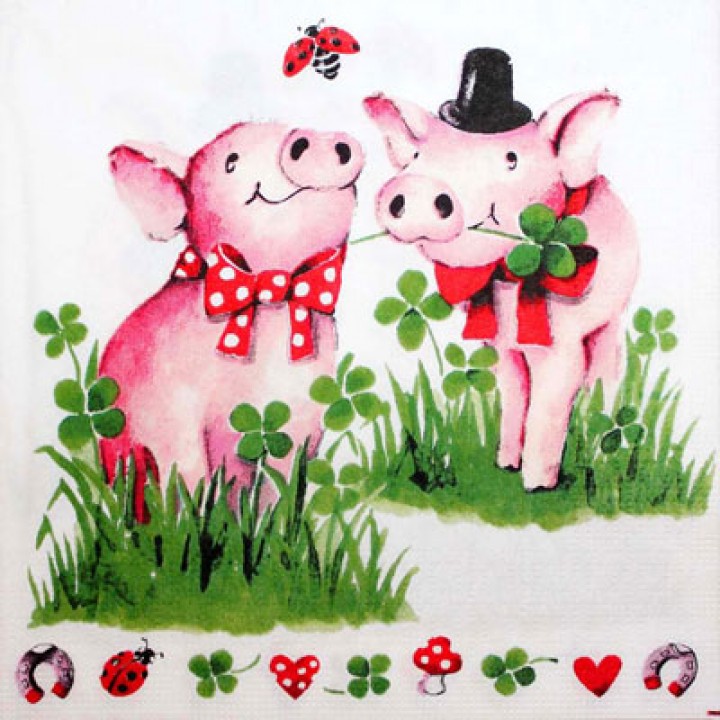 Счастливые свинки