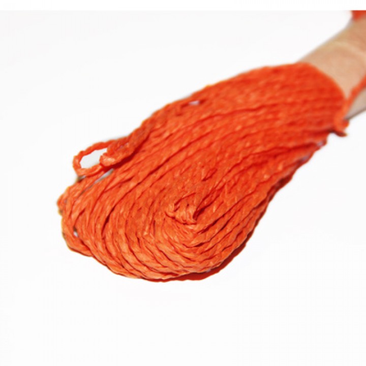 Бумажный шнур - оранжевый