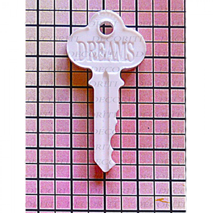 Декоративный акриловый элемент: Ключ №3, "Dreams"
