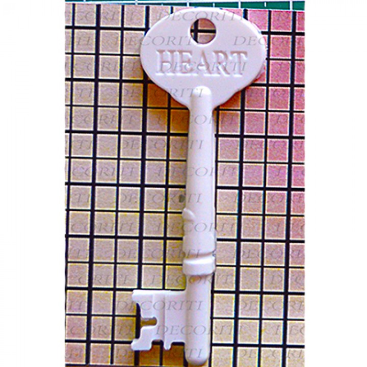 Декоративный акриловый элемент: Ключ №6, "Heart"