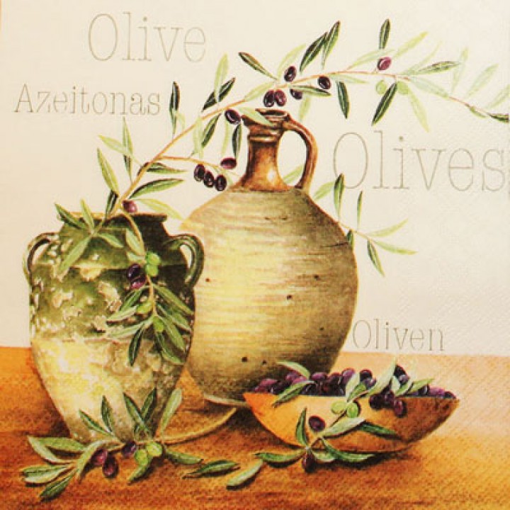 Кувшин и оливки