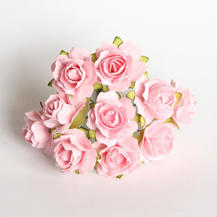 Розы розово-персиковые, 2 см., 10 шт.