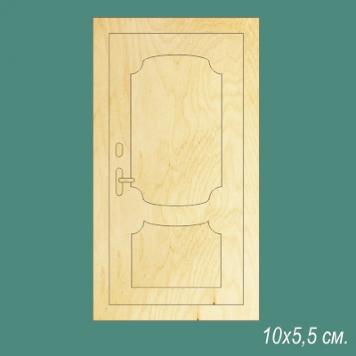 Накладка №1: Двери прямоугольные для чайного домика (большие)