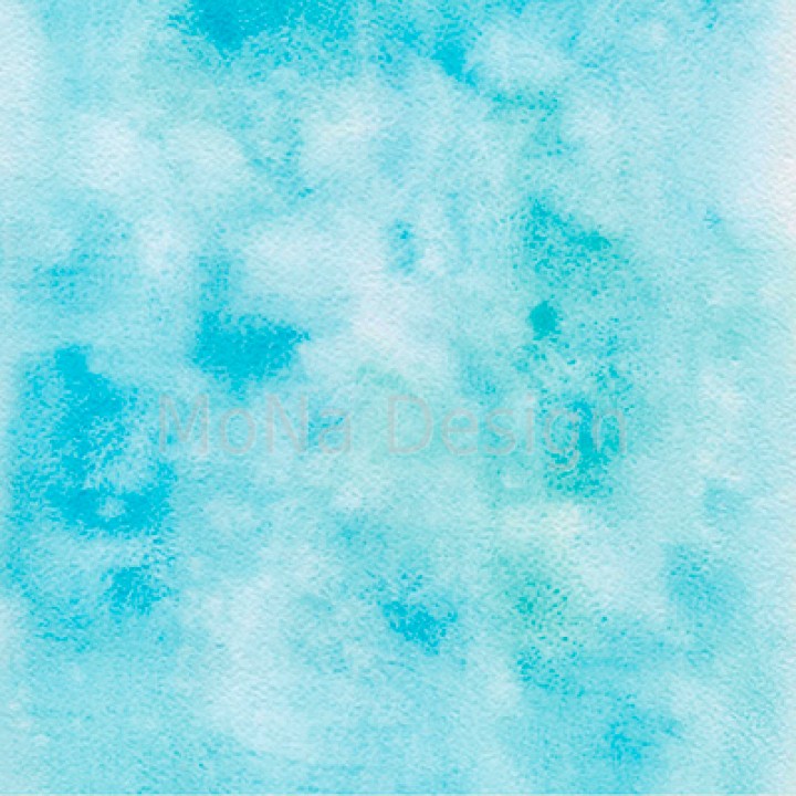 Лист-Голубая акварель, коллекция Акварельная осень