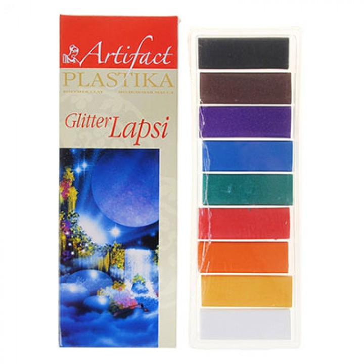 Набор плаcтики Artifact LAPSI GLITTER 9 цветов