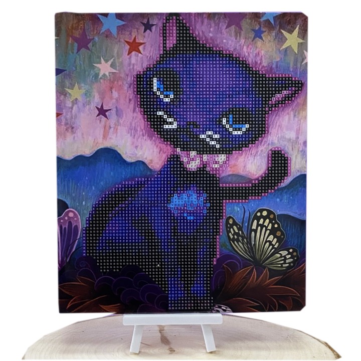 Алмазная мозайка- Котёнок 21х25 см