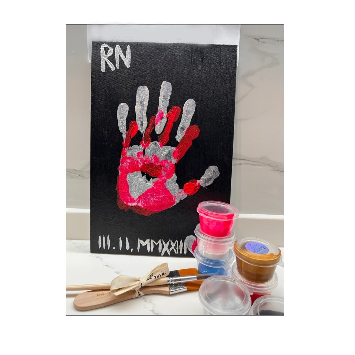 Набор Руки 25х30см. Бел, Роз, Сер, Зол, Чер