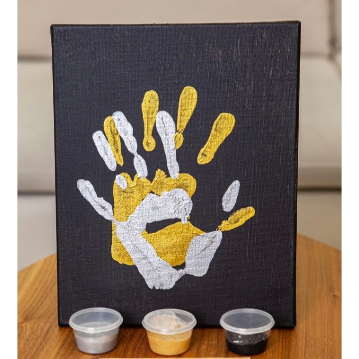 Набор Руки 25х30см. Черн, Зол, Сер. БЮДЖЕТ