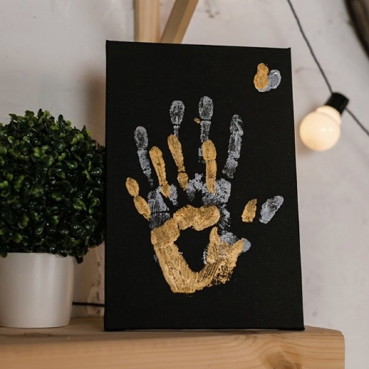 Набор Руки 20х30см. Черн, Зол, Сер. Дубль 7