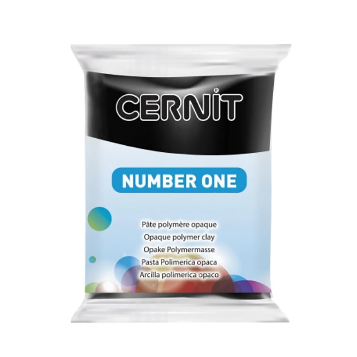 Полимерная глина CERNIT Number One, 56гр, цвет черный