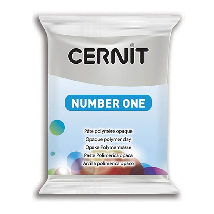 Полимерная глина CERNIT Number One, 56гр, серый