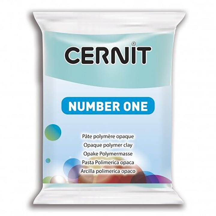Полимерная глина CERNIT Number One, 56гр, цвет карибский голубой