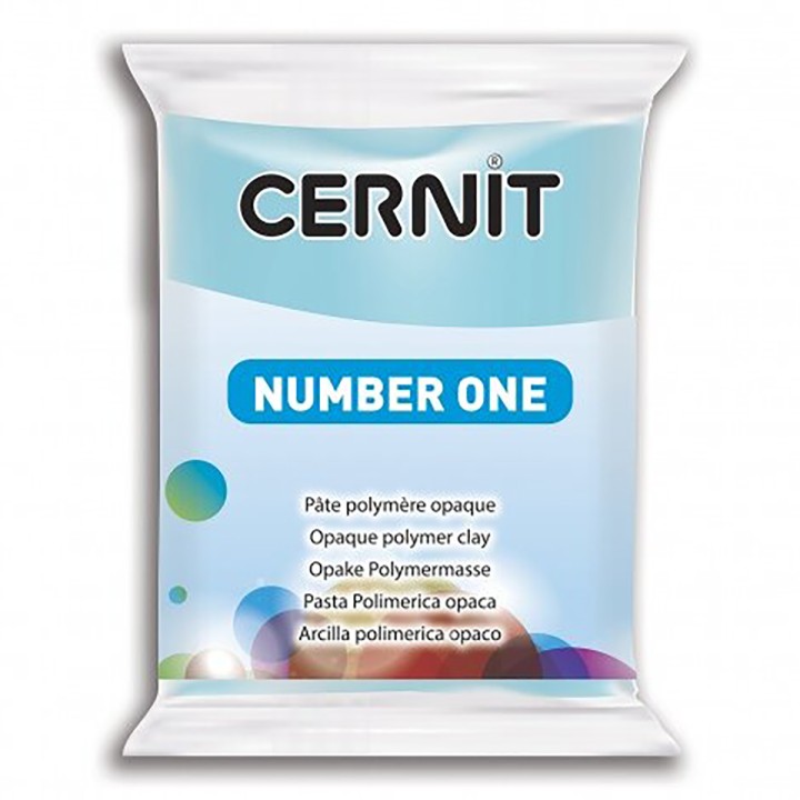 Полимерная глина CERNIT Number One, 56гр, цвет небесный голубой