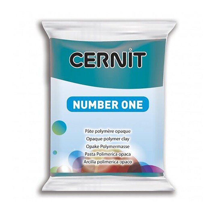 Полимерная глина CERNIT Number One, 56гр, цвет утиный синий