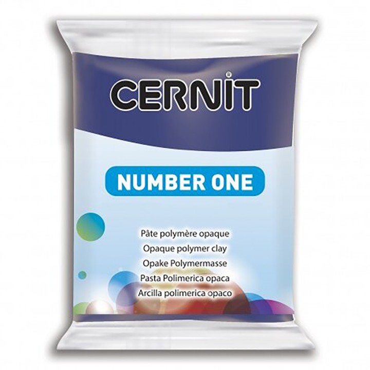 Полимерная глина CERNIT Number One, 56гр, цвет военный синий