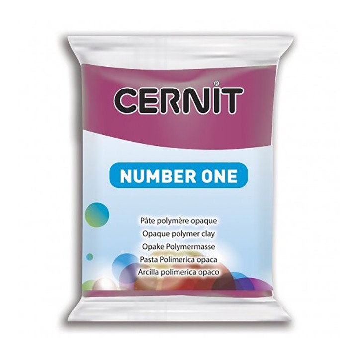 Полимерная глина CERNIT Number One, 56гр, бордовый