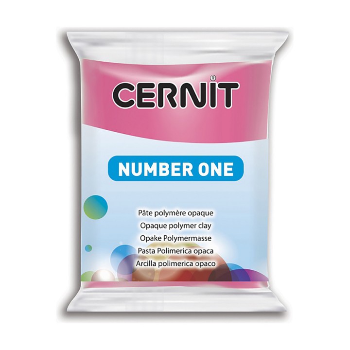 Полимерная глина CERNIT Number One, 56гр, цвет малиновый