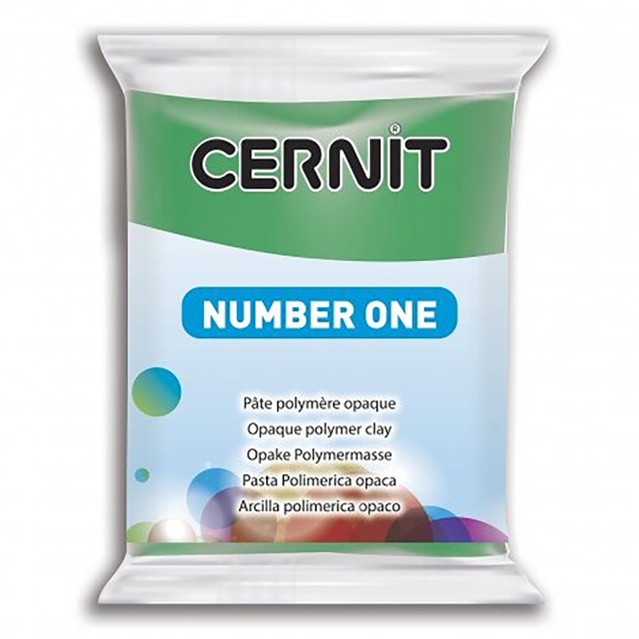 Полимерная глина CERNIT Number One, 56гр, цвет зеленый