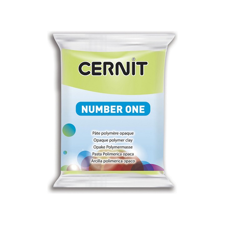 Полимерная глина CERNIT Number One, 56гр, цвет лайм