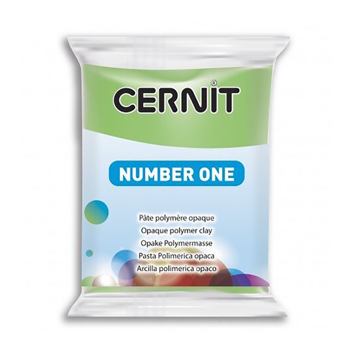 Полимерная глина CERNIT Number One, 56гр, цвет весенняя зелень