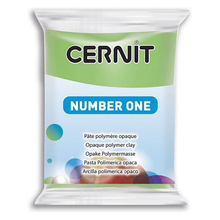 Полимерная глина CERNIT Number One, 56гр, светло зеленый