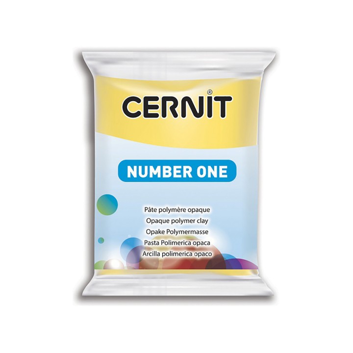 Полимерная глина CERNIT Number One, 56гр, желтый