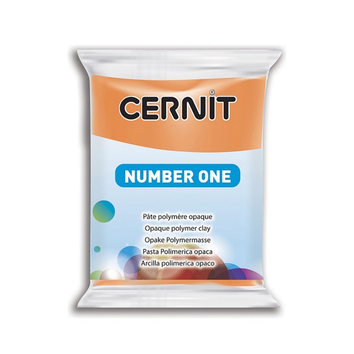 Полимерная глина CERNIT Number One, 56гр, оранжевый