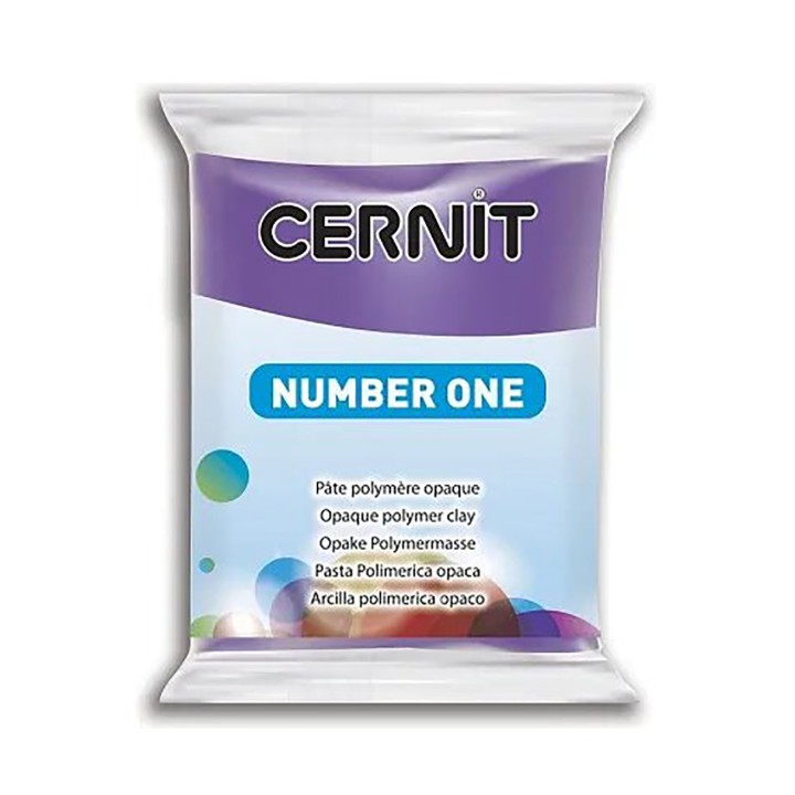 Полимерная глина CERNIT Number One, 56гр, фиолетовый