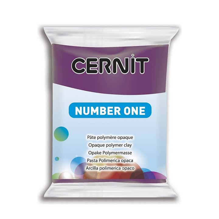 Полимерная глина CERNIT Number One, 56гр, пурпурный