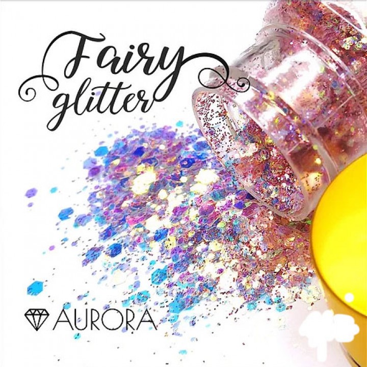 Декоративные хлопья Fairy Glitter, Aurora, 15гр.