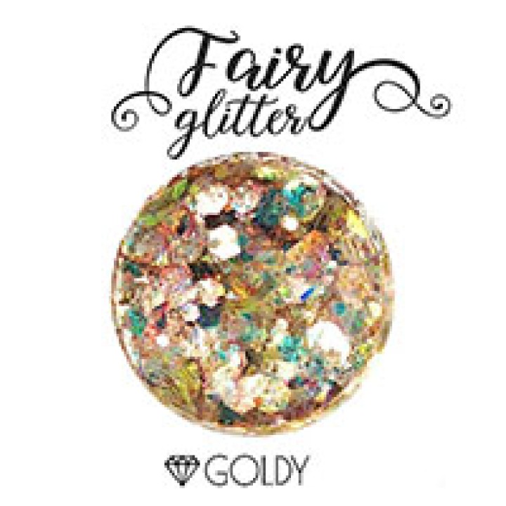Декоративные хлопья Fairy Glitter, Goldy, 15гр.