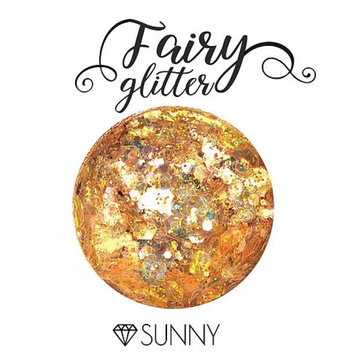 Декоративные хлопья Fairy Glitter, Sunny, 15гр.