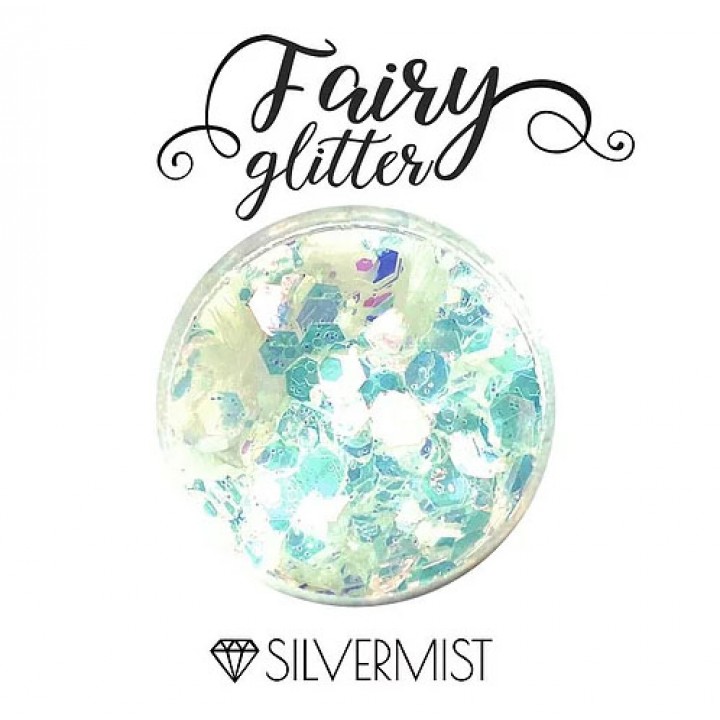 Декоративные хлопья Fairy Glitter, Silvermist, 15гр.