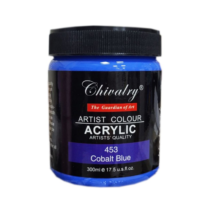 Акриловая краска Chivalr синий, 300мл