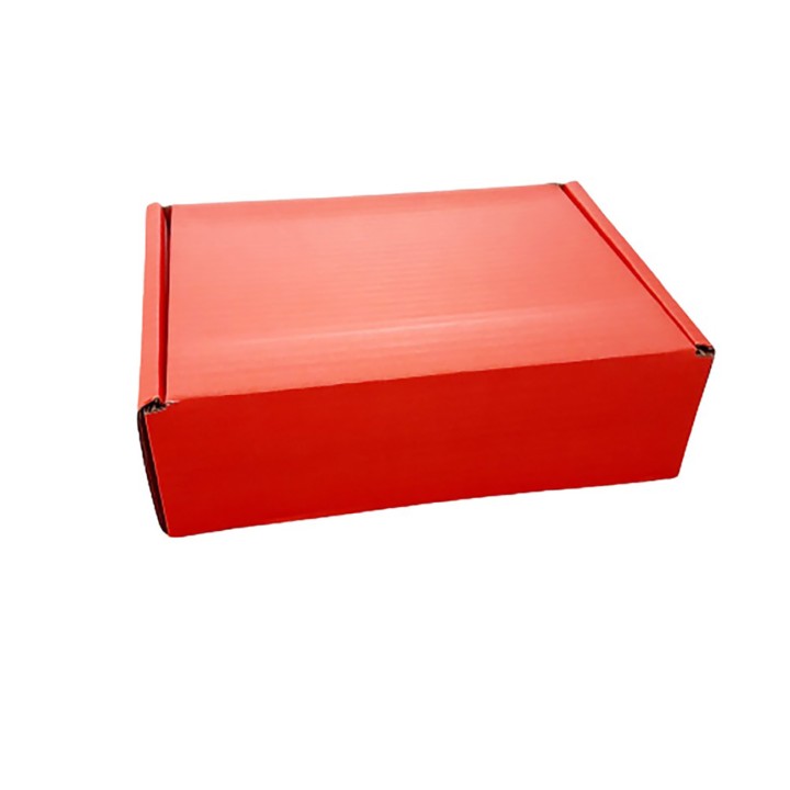 Подарочная коробка, красная, 24х17х8 см.