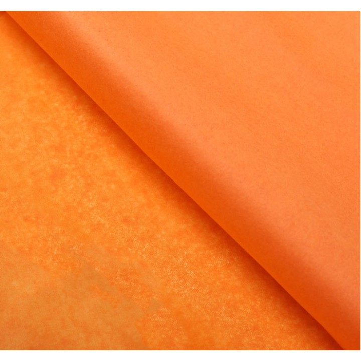 Бумага тишью, оранжевый, 50х65 см. 10л.