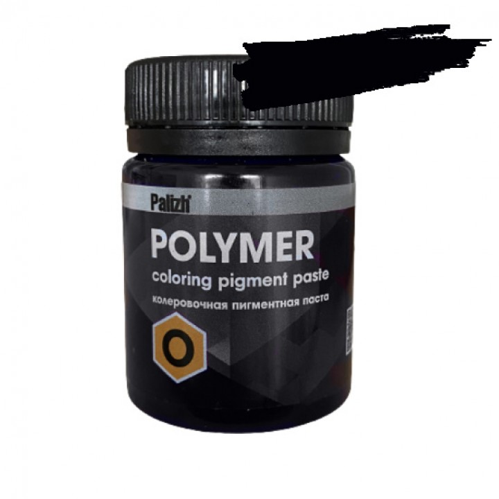 Колеровочная паста Polimer, чёрный супер концентрат, 50гр.