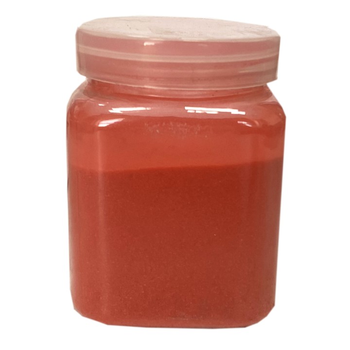 Песок цветной в бутылке, красный, 240 гр.
