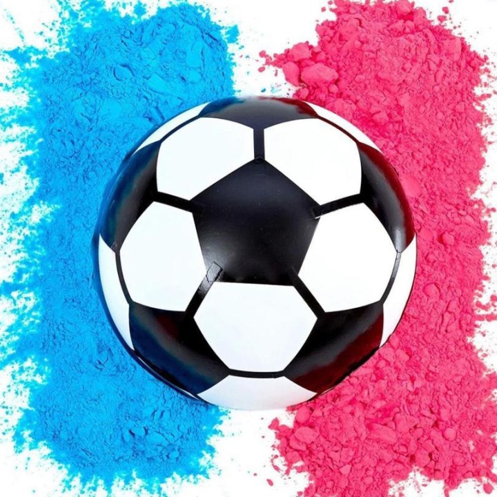 Мяч гендер пати в стиле футбол