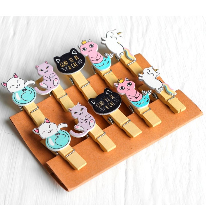 Прищепки фигурные Котята 10 шт.