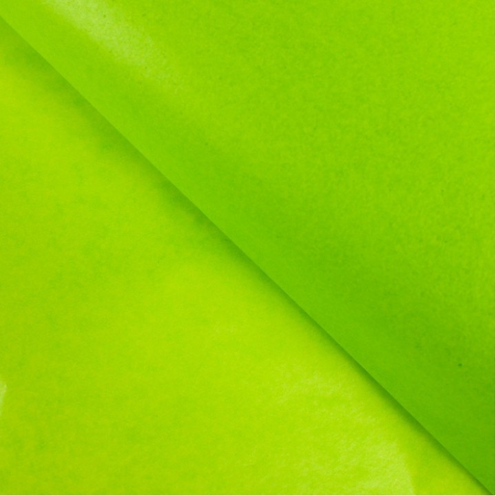Бумага тишью, зелёный, 50х65 см. 10 л.